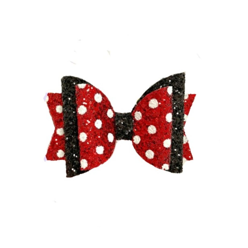 Girls Minnie Mouse Hair Bow Clip